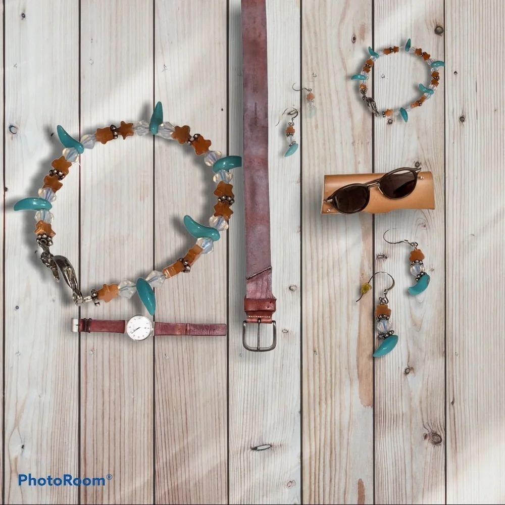 Handmade bracelet earrings‎ Bohemian Boho Hippie